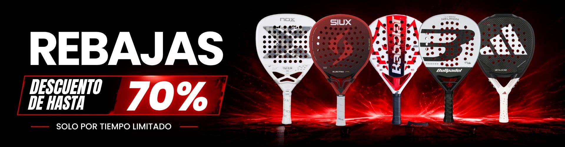 REBAJAS PALAS DE PADEL